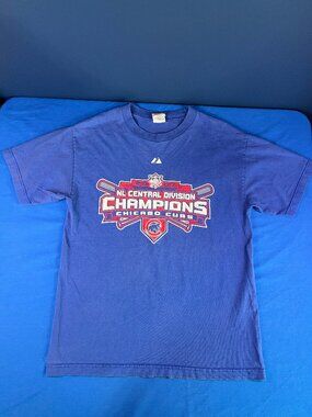 Chicago Cubs 2007 NL Central Division Champions T-Shirt Men’s Size M